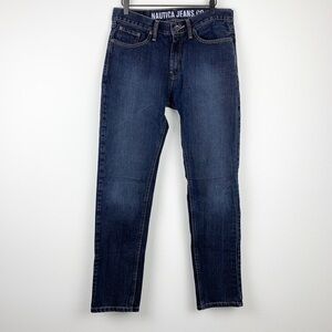 Nautica Dark Slim Tapered Jeans